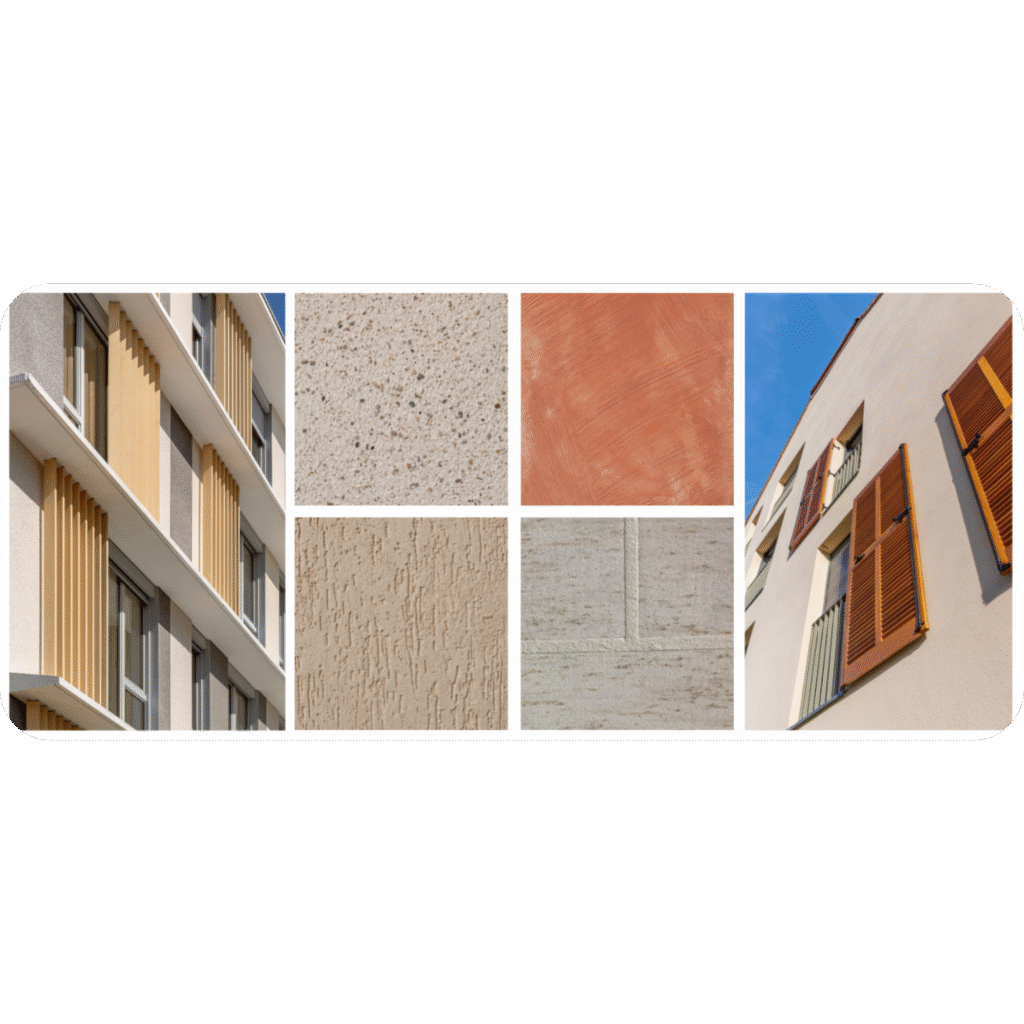Finitions décoratives personnalisées pour projet de peinture façade Marrakech